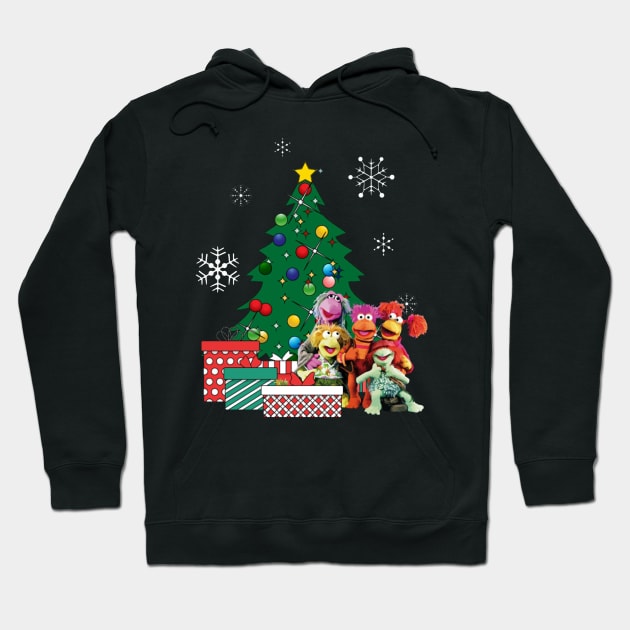 Fraggle Rock Around The Christmas Tree Hoodie by squids_art